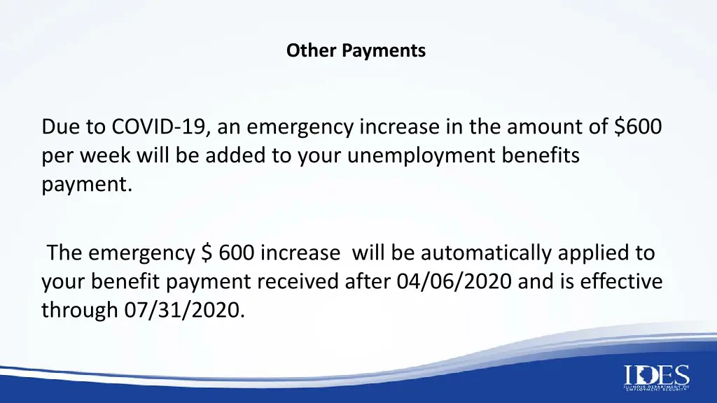 other payments