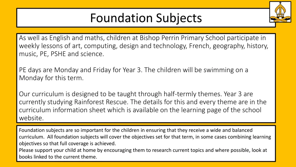 foundation subjects