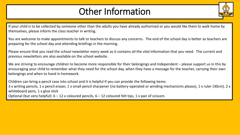 other information other information