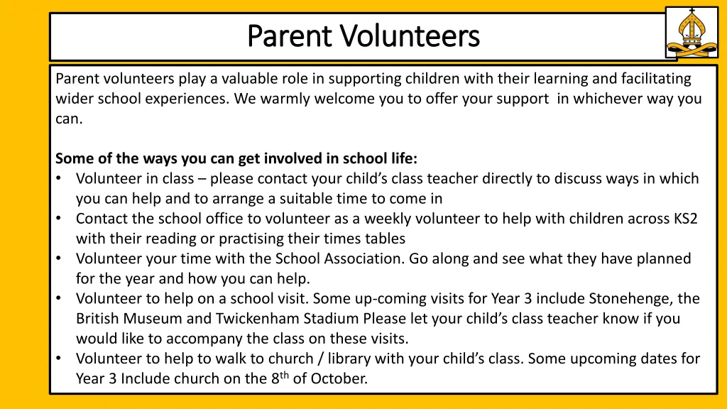 parent volunteers parent volunteers