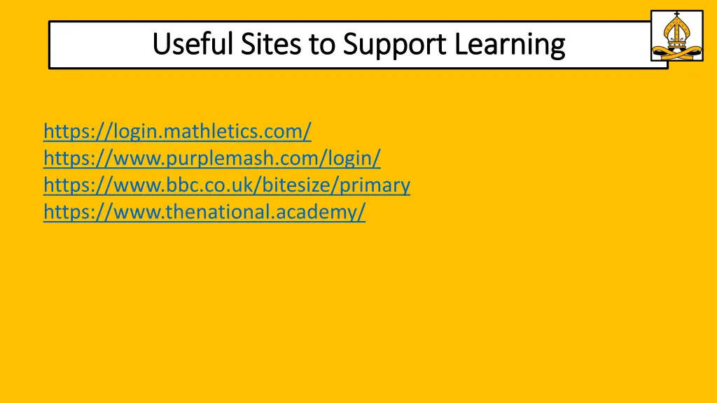 useful sites to support learning useful sites