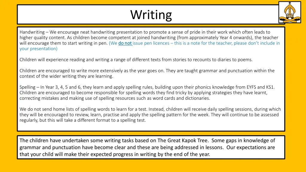 writing