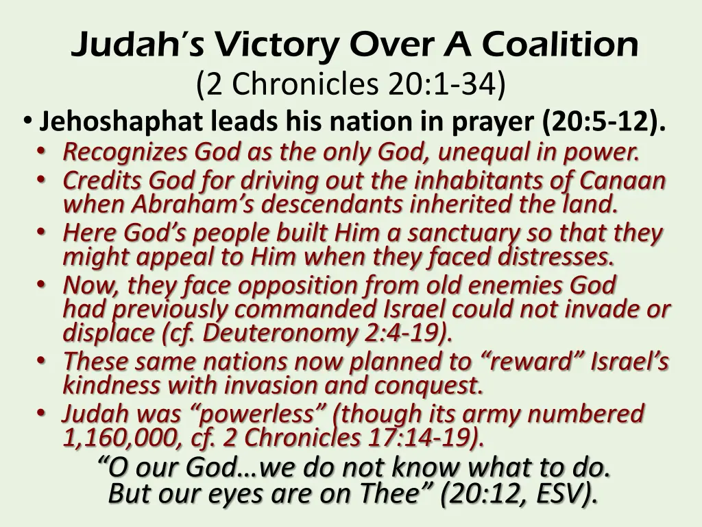 judah s victory over a coalition 2 chronicles 1