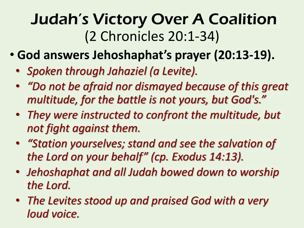 judah s victory over a coalition 2 chronicles 2