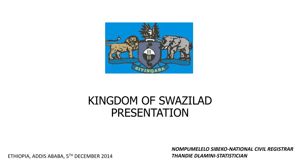 kingdom of swazilad presentation