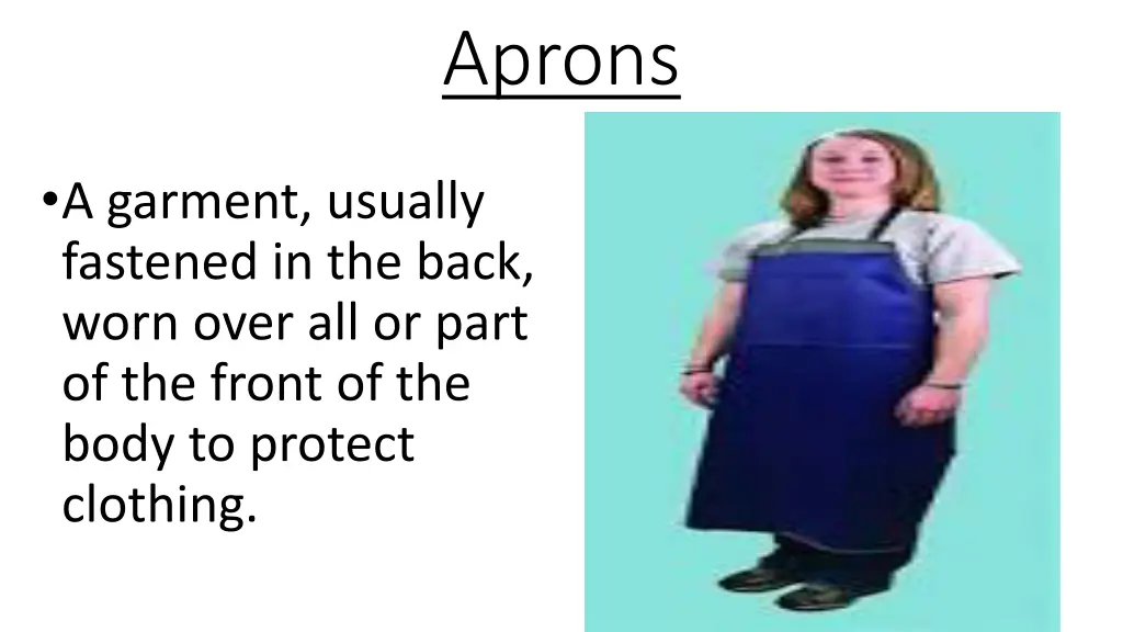 aprons