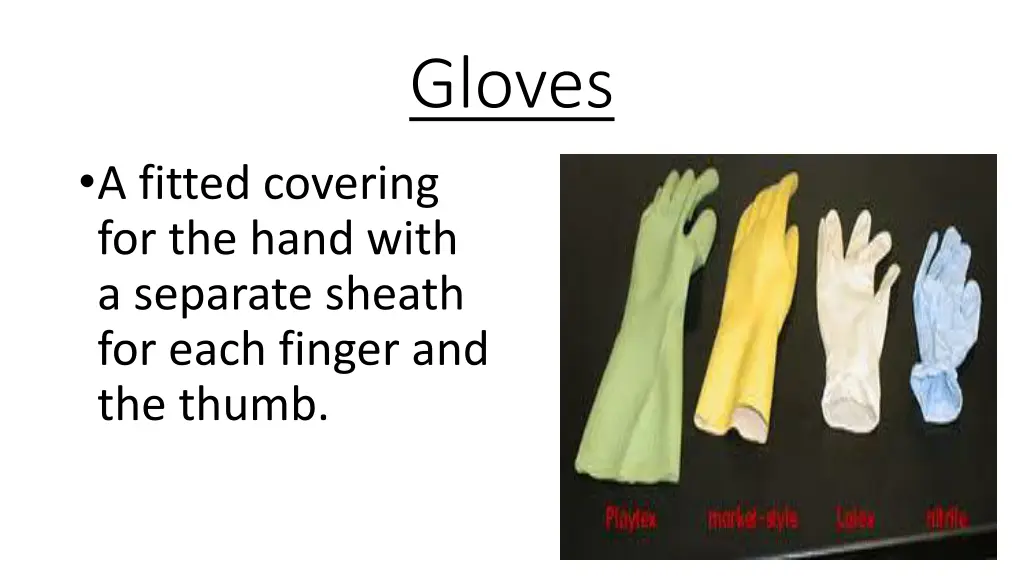 gloves