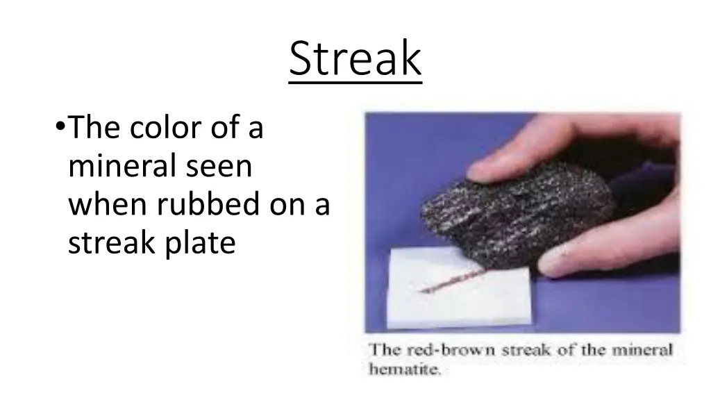 streak