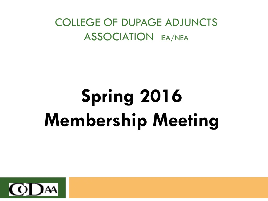 college of dupage adjuncts association iea nea