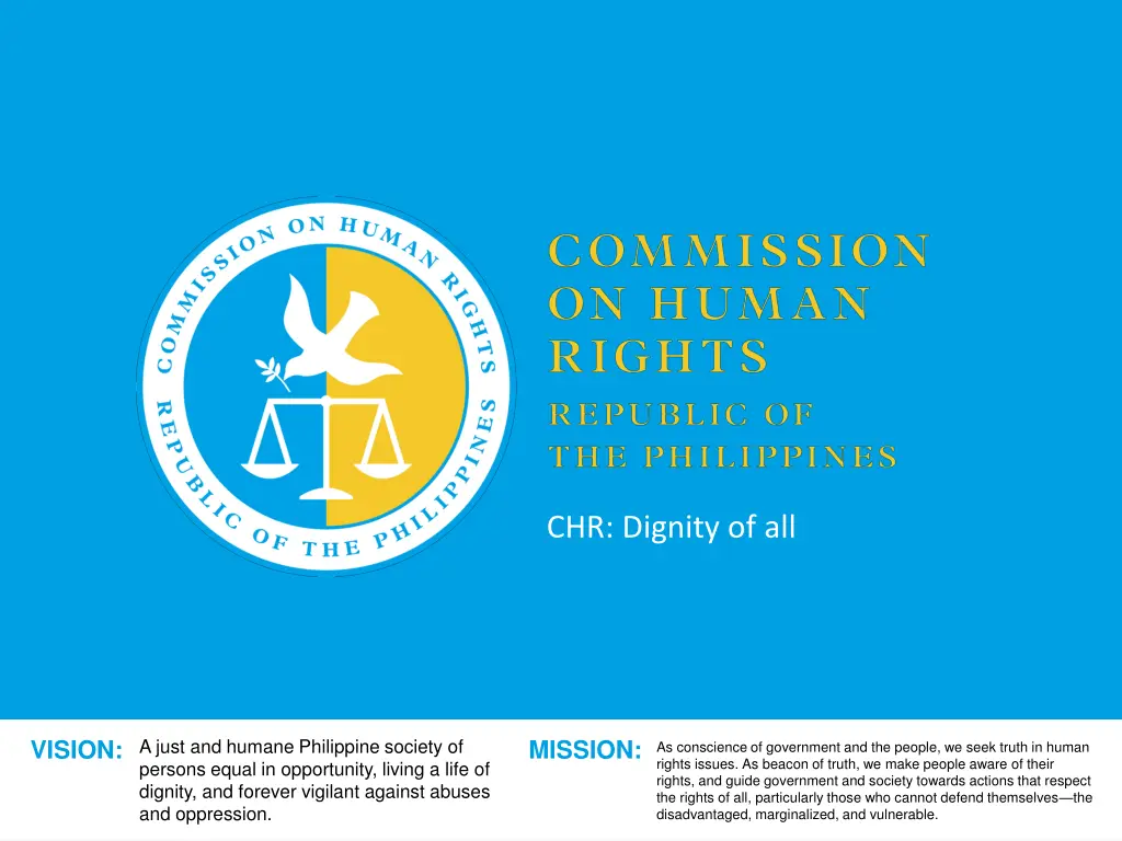 chr dignity of all