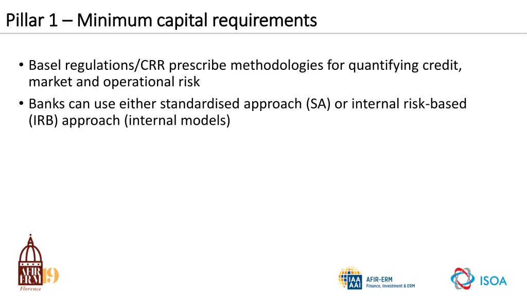 pillar 1 pillar 1 minimum capital requirements 1