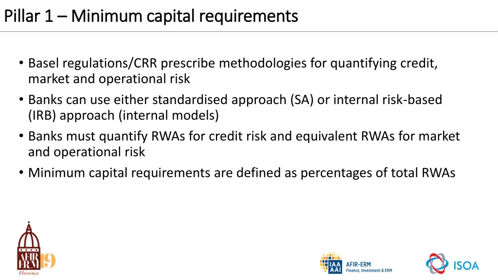 pillar 1 pillar 1 minimum capital requirements 4