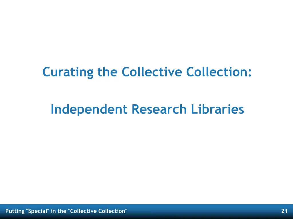 curating the collective collection 6