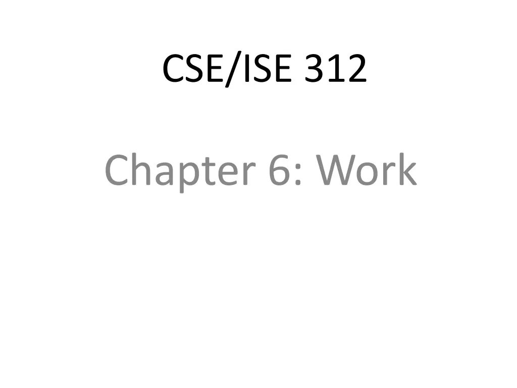 cse ise 312