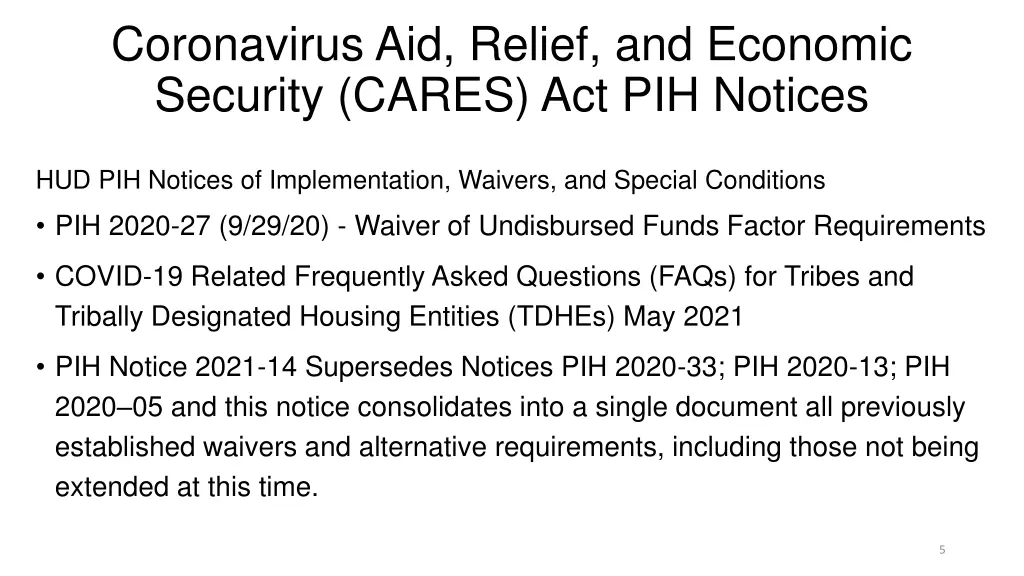 coronavirus aid relief and economic security