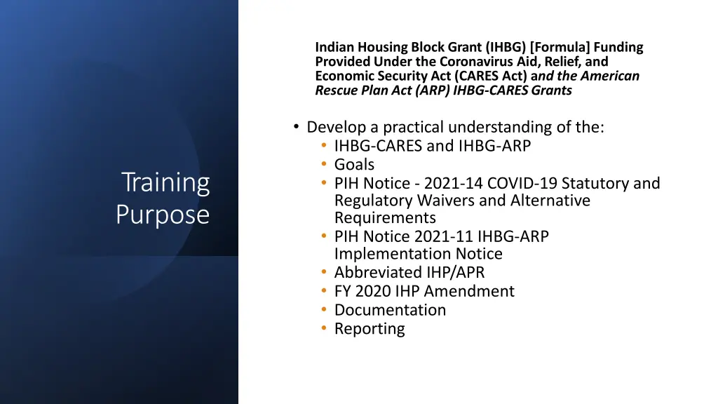 indian housing block grant ihbg formula funding