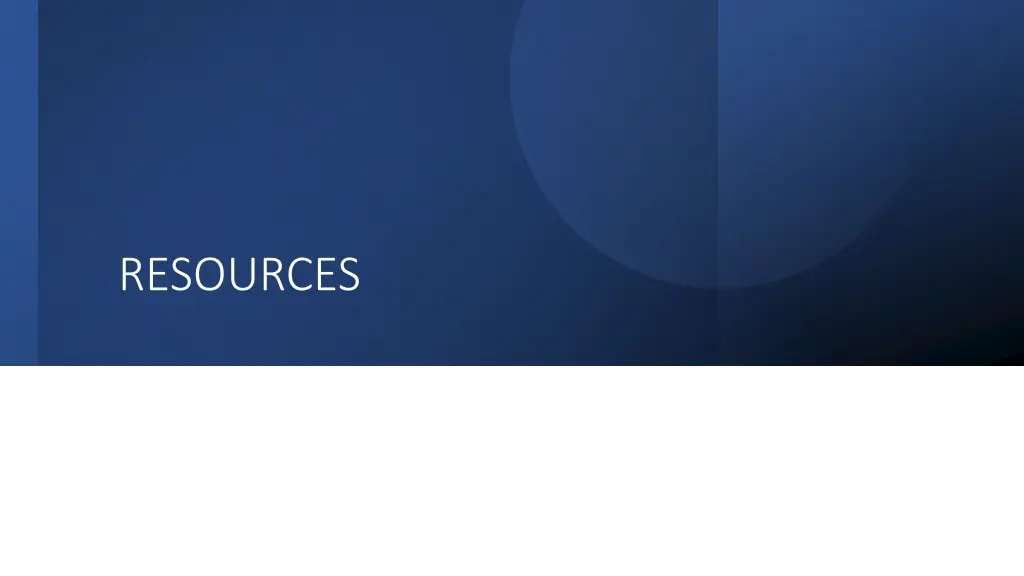 resources