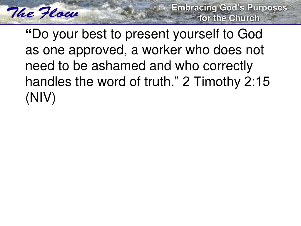 embracing god s purposes for the church 4