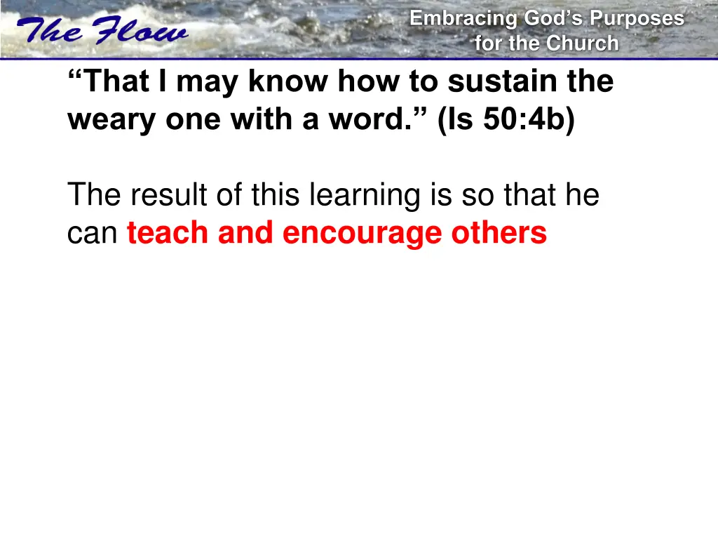 embracing god s purposes for the church 6