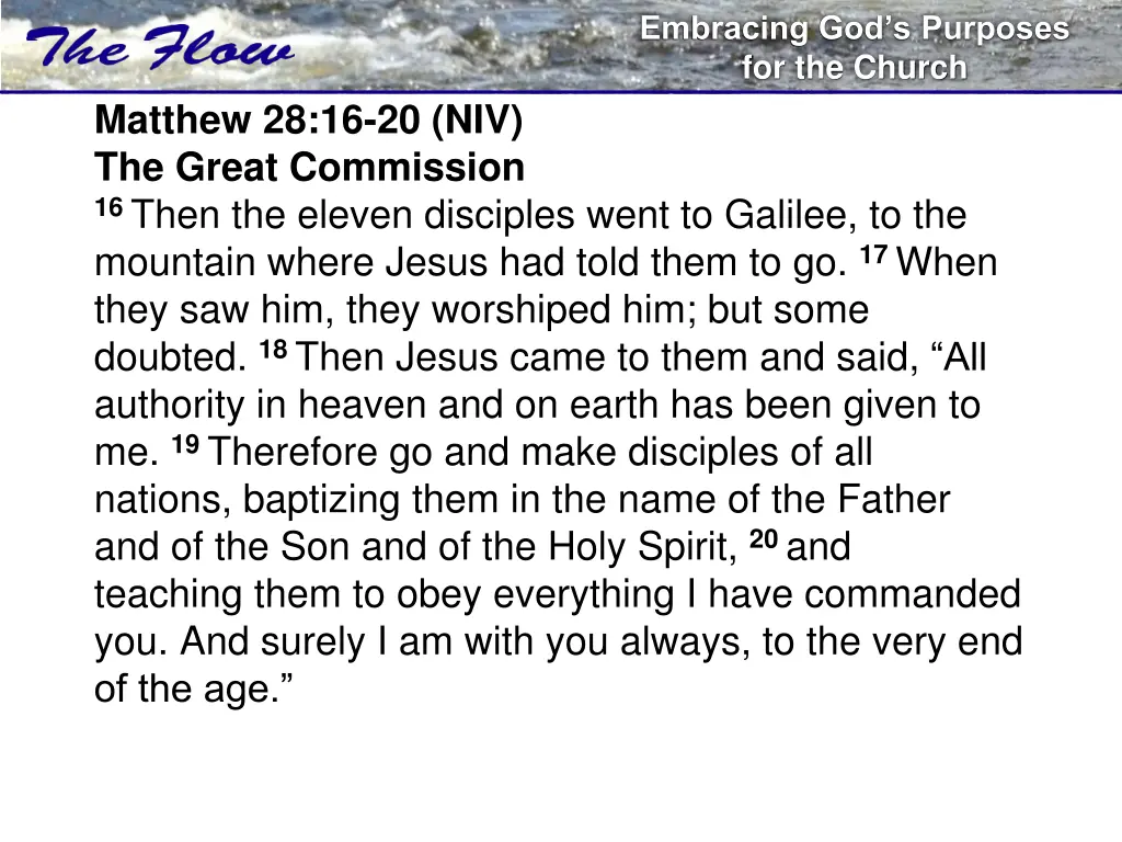 embracing god s purposes for the church 8