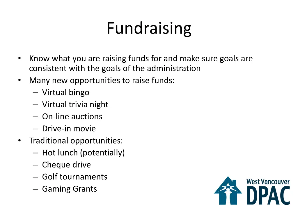 fundraising