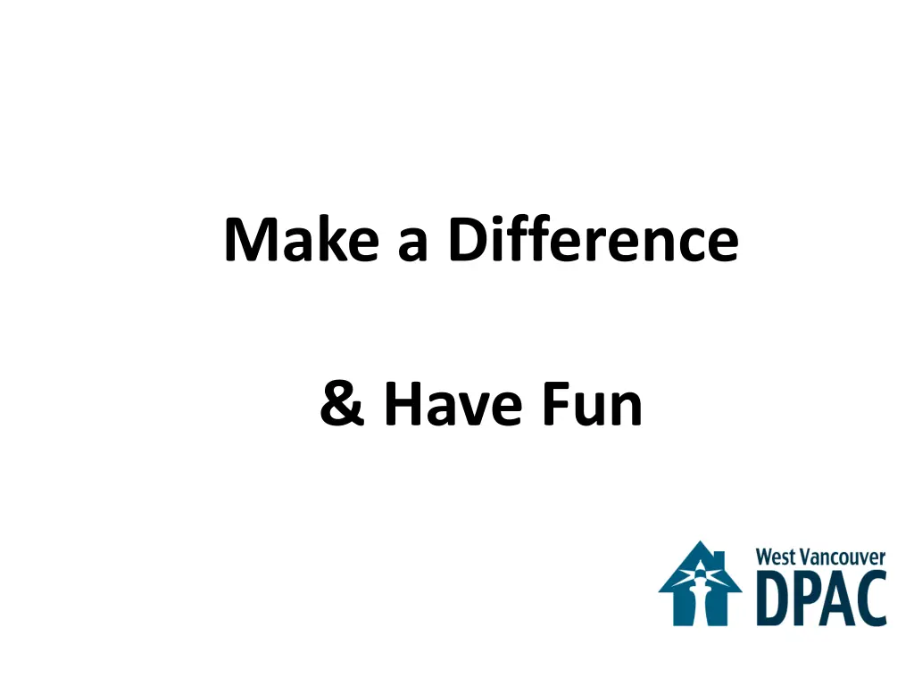 make a difference