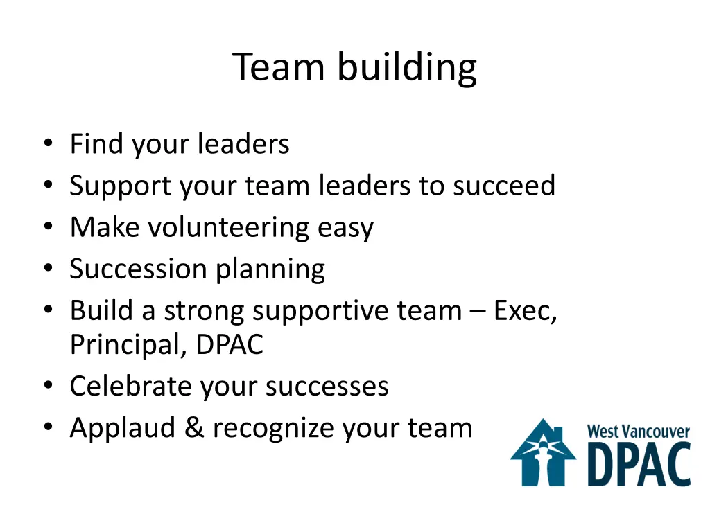 team building