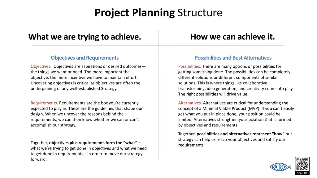 project planning structure