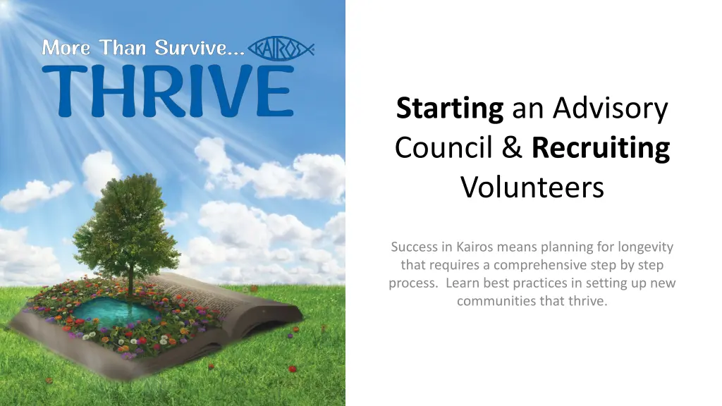 starting an advisory council recruiting volunteers