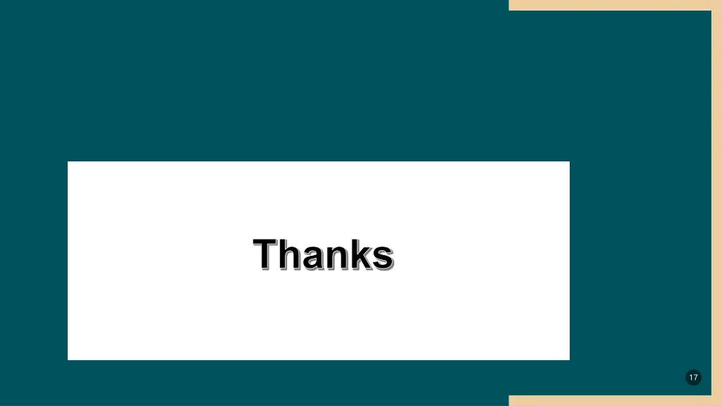 thanks