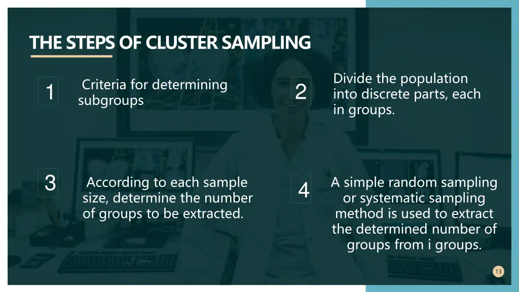 the steps of cluster sampling