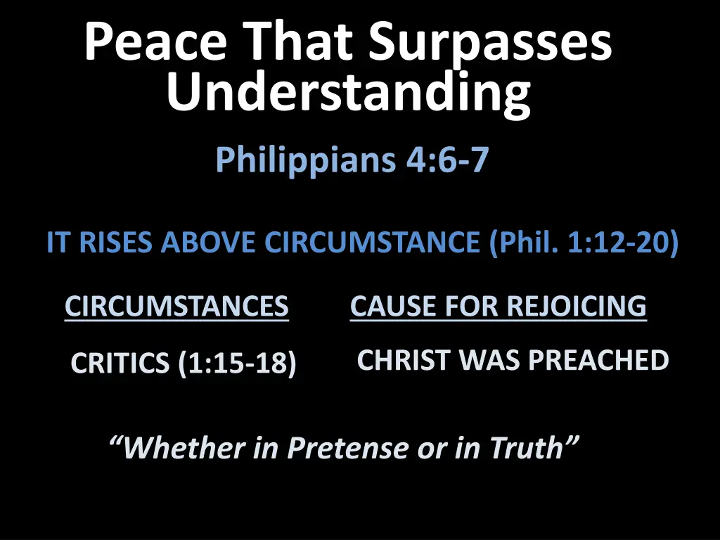 peace that surpasses understanding philippians 4