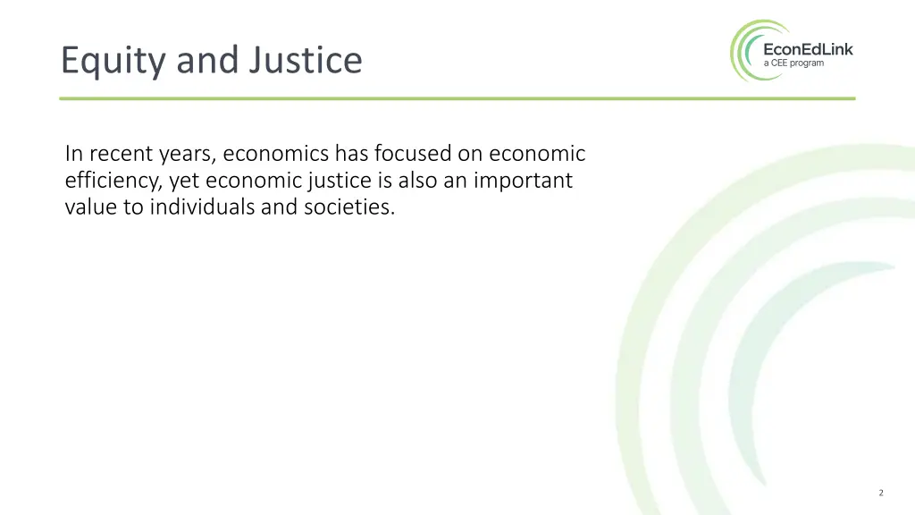 equity and justice