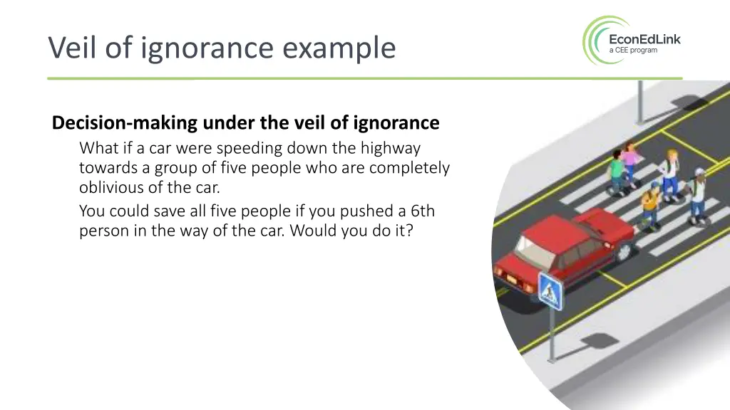 veil of ignorance example