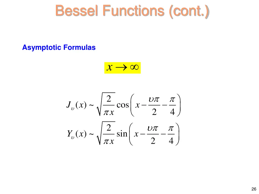 bessel functions cont 13