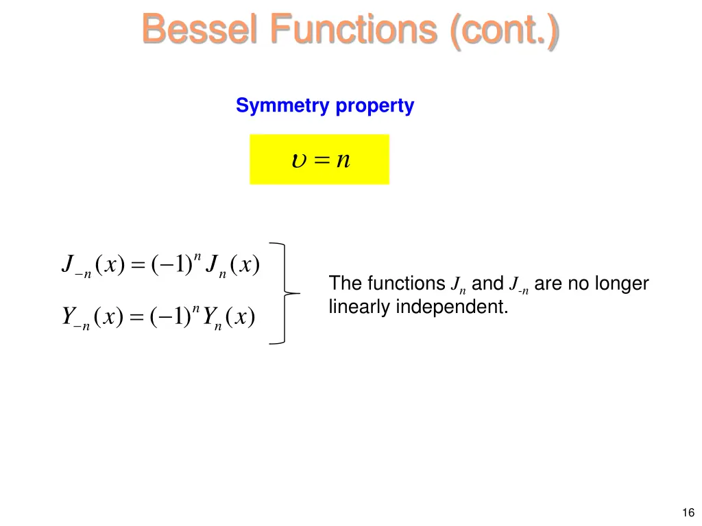 bessel functions cont 3
