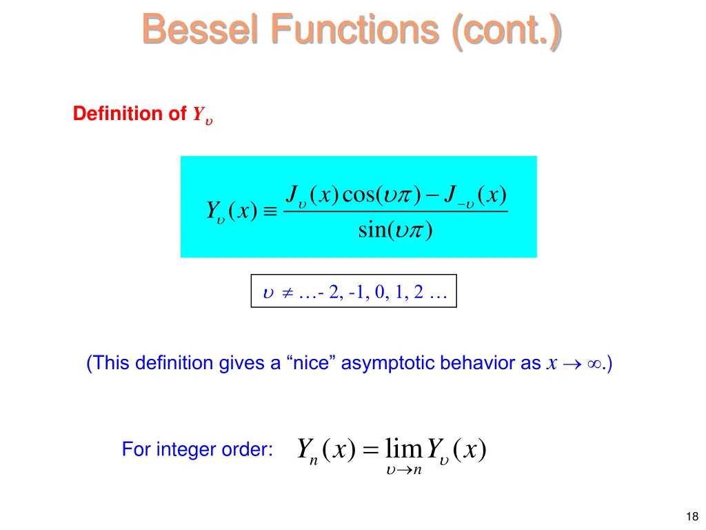 bessel functions cont 5