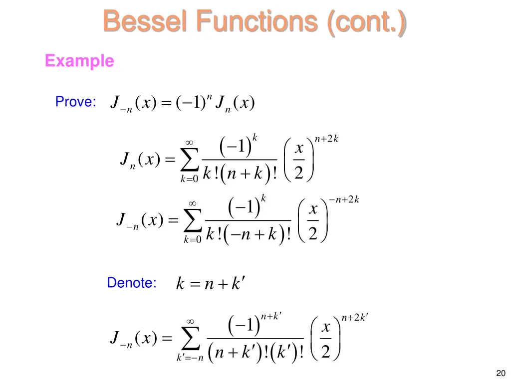 bessel functions cont 7