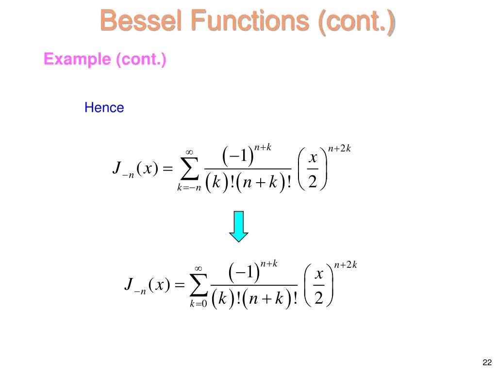 bessel functions cont 9