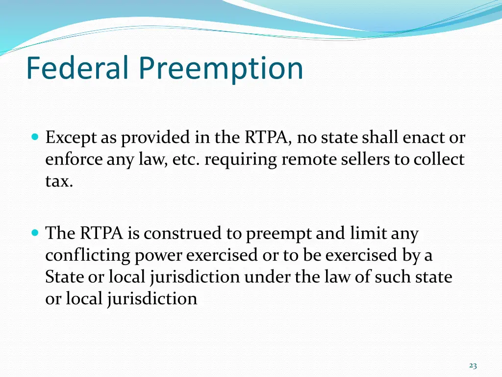 federal preemption 1