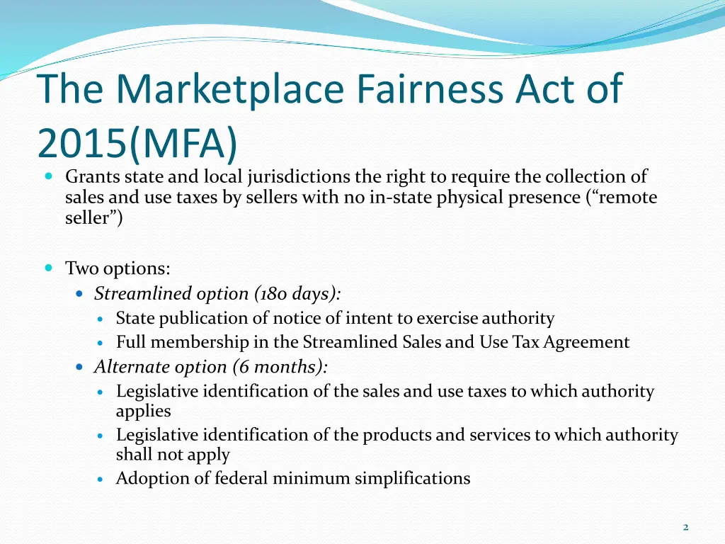 the marketplace fairness act of 2015 mfa grants