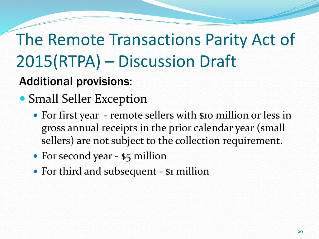 the remote transactions parity act of 2015 rtpa 7