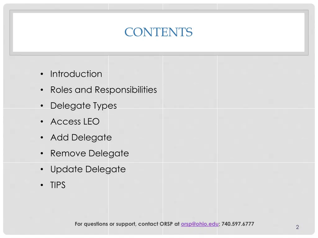 contents