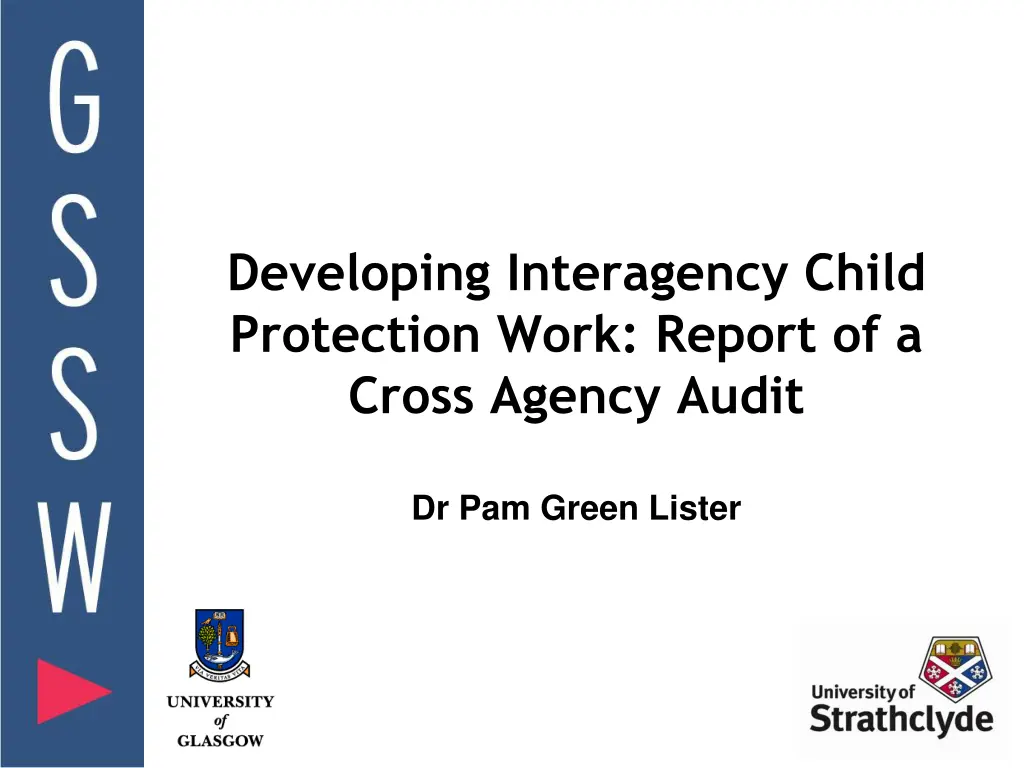 developing interagency child protection work