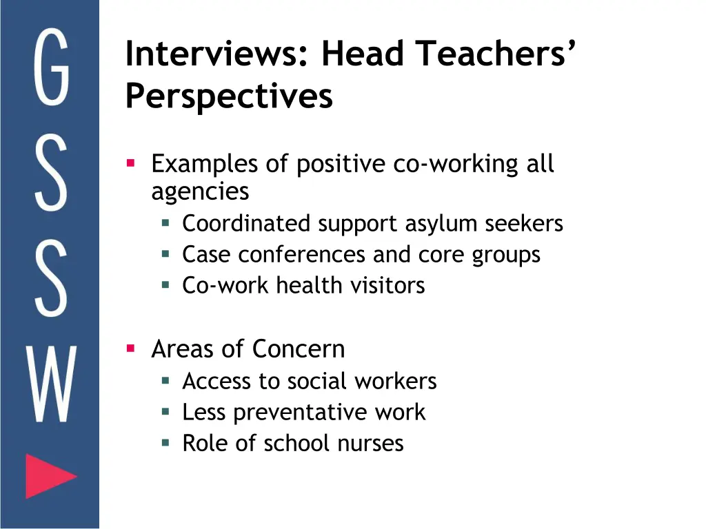 interviews head teachers perspectives