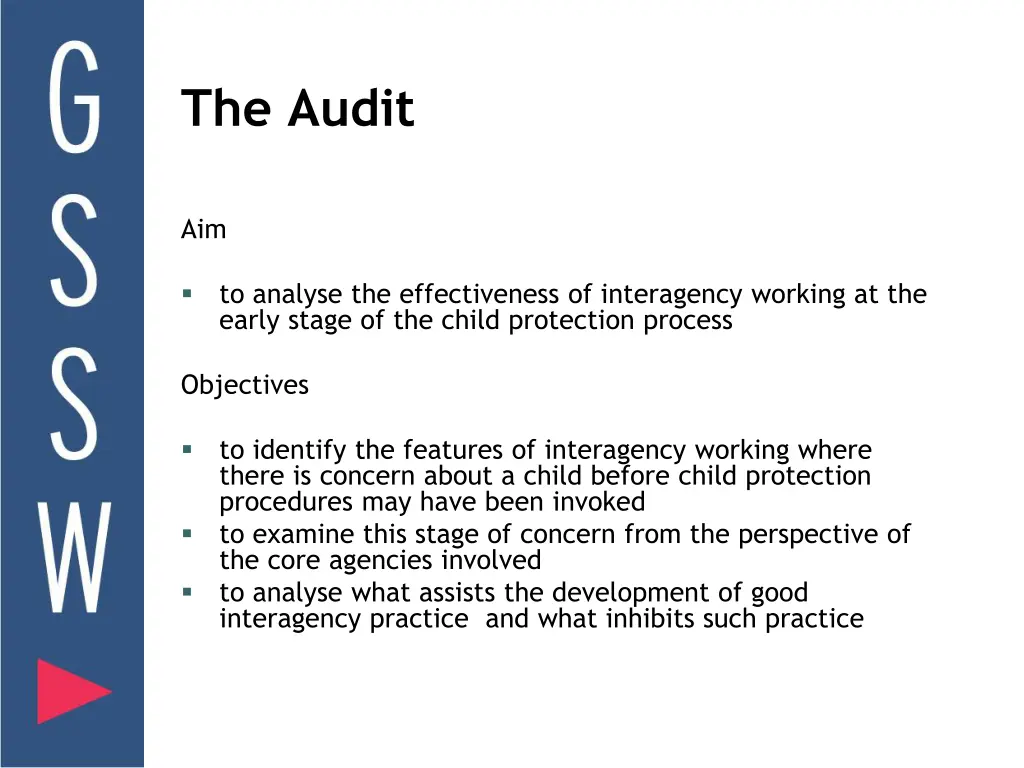 the audit