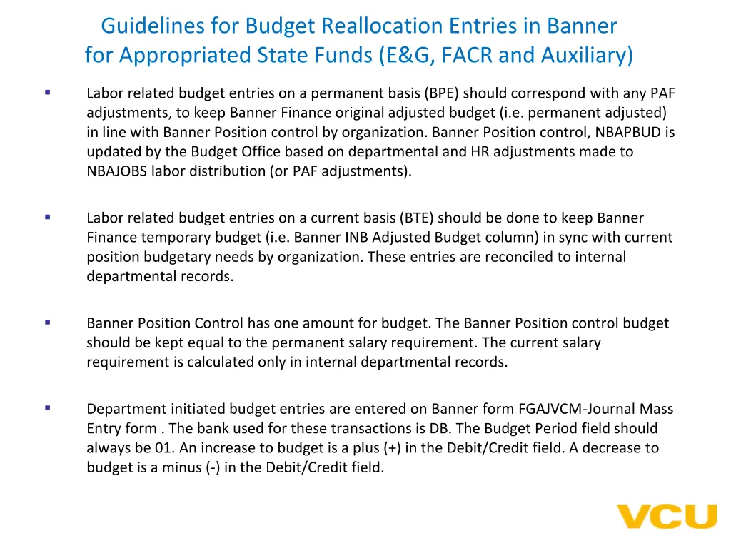 guidelines for budget reallocation entries 1