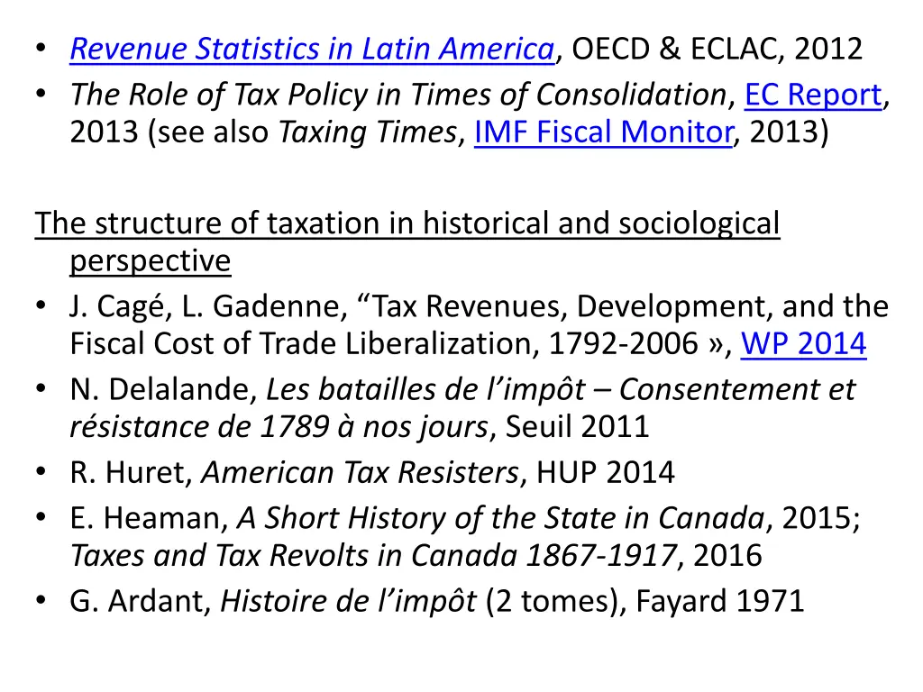revenue statistics in latin america oecd eclac