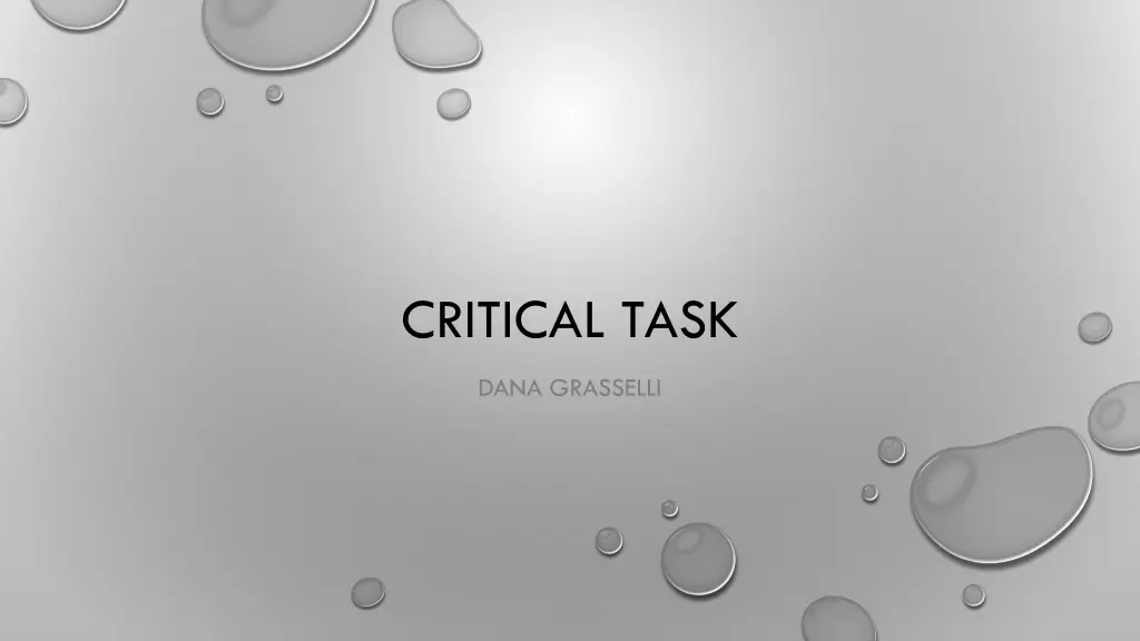 critical task