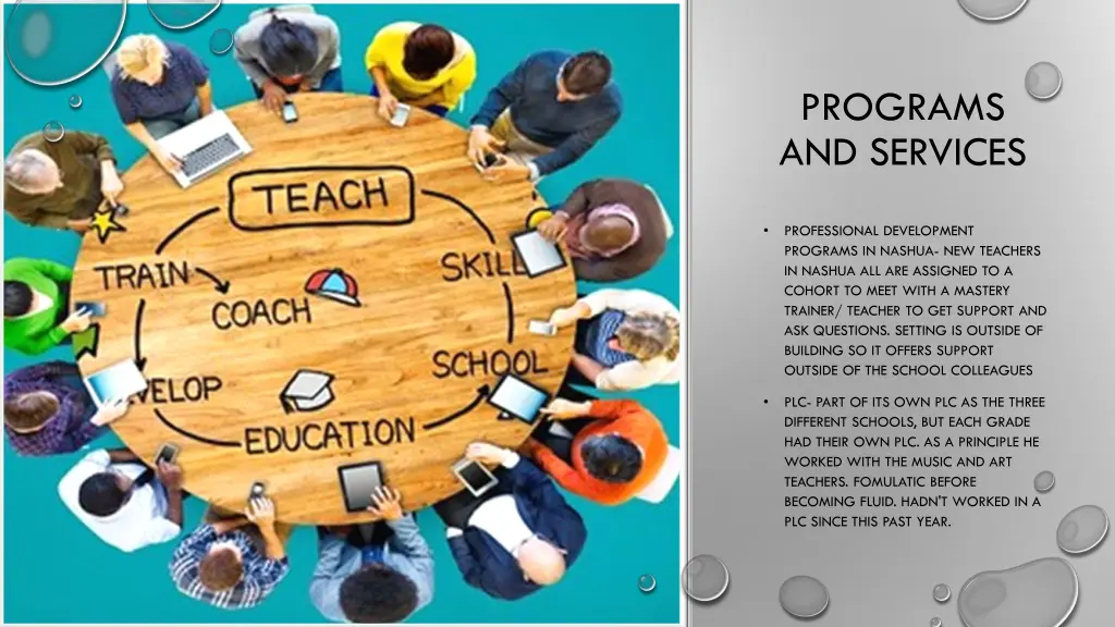 programs and services